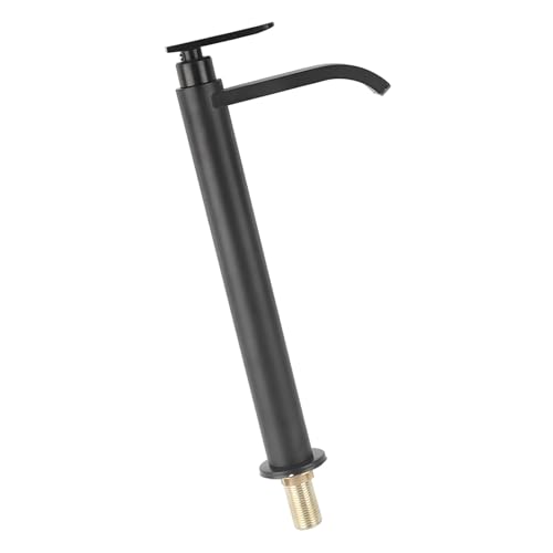 G1 / 2 Schwarz Badarmatur, Badausstattung Waschbecken Wasserhahn 304 Edelstahl Single Cold Faucet Bad Arbeitsplatte Waschbecken Waschbecken Wasserhahn,Waschbecken Wasserhahn von Hilitand