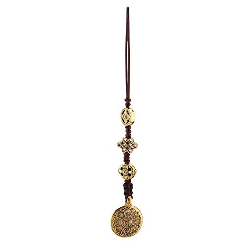 Glückliches Amulett, Legierung Taiji-bagua Glückliches Amulett Dekoration, um böse Geister abzuwehren und Ihnen Glück zu geben(s) von Hilitand