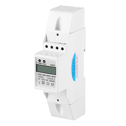 Hilitand Hutschiene Stromzähler, industrielle Steuerungskomponenten Zeitgeber Digital LCD einphasig DIN-Schiene Stromzähler 10-40A Elektronische KWh Meter Hilitand Hutschiene Stromzähler, industrielle Steuerungskomponenten Zeitgeber Digital LCD einphasig DIN-Schiene Stromzähler 10-40A Elektronische KWh Meter von Hilitand