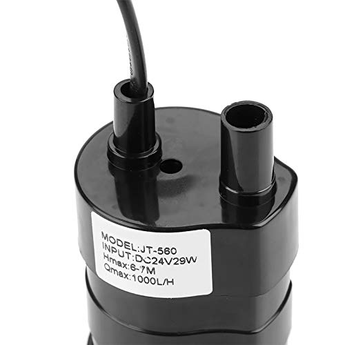 Hilitand JT-560 Mini Brushless Wasserpumpe DC 24V Hohe Hydraulikpumpe (-40 ℃ ~ 100 ℃), Ausgangsdurchmesser: 12 mm von Hilitand