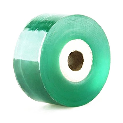 Hilitand Pfropfband Pfropfen-Klebeband-freier Raum für Pflanzen, PVC-Frucht-Baum-Garten-Pfropfen-Band, grünes PVC dehnbar (1Pcs 3cm x 100M) von Walfront