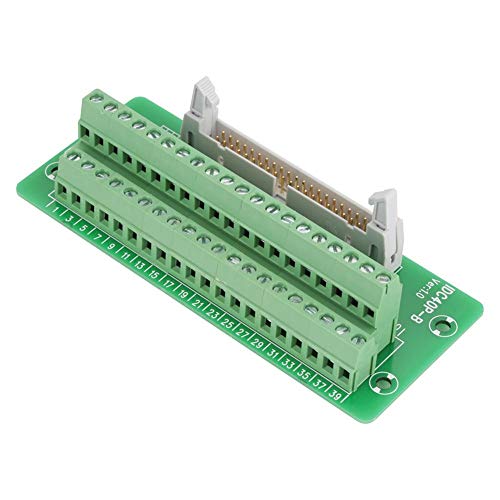 IDC40P 40Pin Steckerleiste Breakout Board Terminal Block Stecker PLC Schnittstelle mit Halterung Geeignet für PLC, Servo und DIN-Schiene montieren. von Hilitand