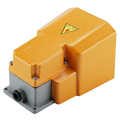 Industrieller Fußschalter, 250 V, 10 A, ölbeständig, korrosionsbeständig, Pedal, Ein/Aus-Schalter mit Schutz von Hilitand