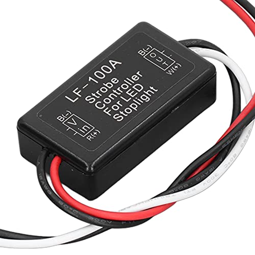 LED-Stroboskop-Controller Intelligentes Hochmontiertes Bremslicht-Blinkmodul für Auto-Fahrzeug-Auto-Rücklicht-Blinkfrequenz 50 W 9-16 V von Hilitand