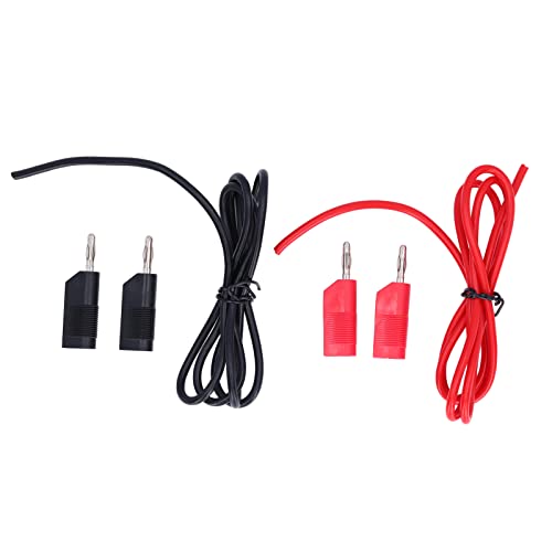 Messleitungssatz, 4 Mm Bananen-Messleitung, Stecker auf Stecker, 32 A, 1000 V, Rot, Schwarz, Set-Kit für Stromprüfungen,Andere Ersatzteile für Prüfgeräte von Hilitand