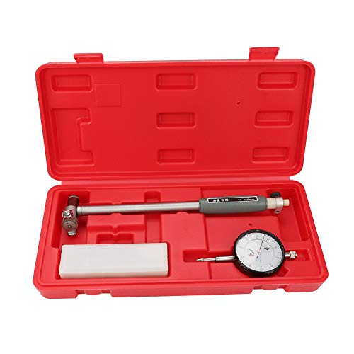 Messuhr Fühlerlehren Messgerät-Set für Bohrungen 50-160mm Durchmesser Messzylinder-Werkzeug-Kit von Hilitand