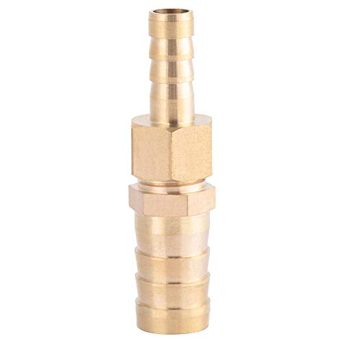 Rohrfittings 8mm-14/16/19 / 25mm Messing Fitting Schlauch Barb Tail Reduction Reduzierstecker(8-16mm) von Hilitand