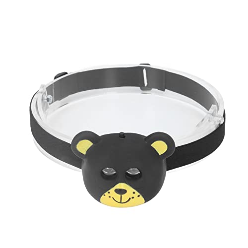 Tier-Stirnlampe, LED-Stirnlampe-Taschenlampe für Kinder mit 2 Modi Bären-Stirnlampe für Camping, Wandern und Erkunden von Hilitand