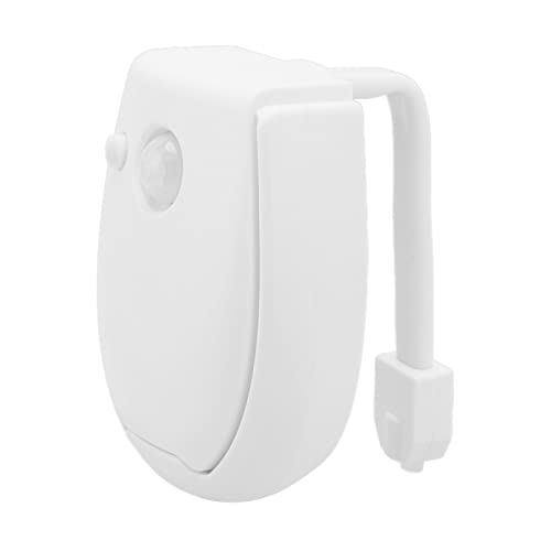 Toilettenlicht mit Bewegungserkennungssensor 3 Beleuchtungsmodi LED-Badezimmer-WC-Schüssel-Licht RGB-Hänge-WC-Nachtlicht von Hilitand