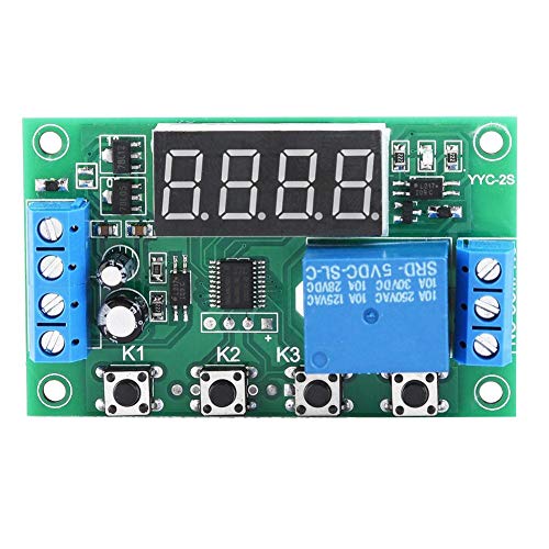 Verzögerung Zeitrelais LED-Anzeige Einstellbares Zeitrelais-Automatisierungssteuerungsschaltermodul(5V) von Hilitand