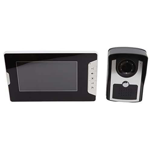 Video-Türklingel-Intercom-System Video-Türklingel-Kit mit Monitor und HD-Kamera-Nachtsicht für die Sicherheit zu Hause von Hilitand
