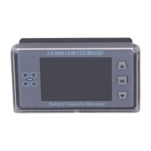 Voltmeter Coulometer, Hall Sensor Protection Wireless Voltmeter Amperemeter mit 2,4 Zoll LCD Display für Wohnmobile 100A von Hilitand