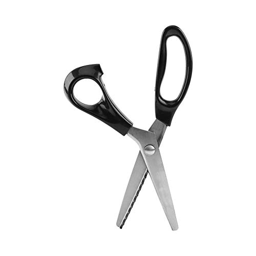 Zackenschere, Stoff dekorative Runde/Dreieck Rand Edelstahl Zackenschere Schere Clipper 3 5 7mm(7mm) von Hilitand