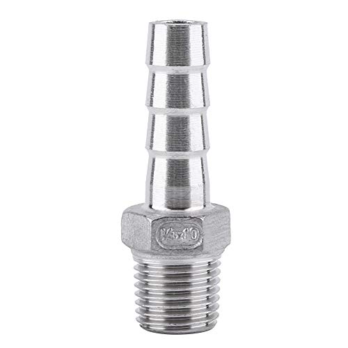 1 stücke Druckluftkupplung Verbindungsstück für Rohr, Stacheldraht, Adapter Dfe für Rohre, Edelstahl SS304, 1/8 Zoll ~ 3/4 Zoll (1/4 x 10 mm) von Hilitand
