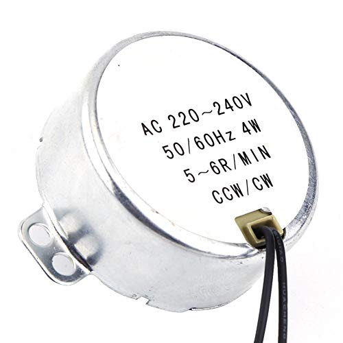 drehbar Synchronmotor 50 / 60Hz Frequenz AC 220 ~ 240V Getriebemotor CW / CCW 4W Mikrowelle(5-6RPM) von Hilitand