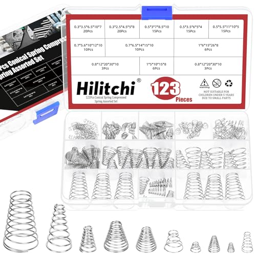 Hilitchi Nr. 2 Konische Feder Druckfeder Sortiertes Set Kleine Federn Kompression Konische Federkompression Hilitchi Nr. 2 Konische Feder Druckfeder Sortiertes Set Kleine Federn Kompression Konische Federkompression von Hilitchi