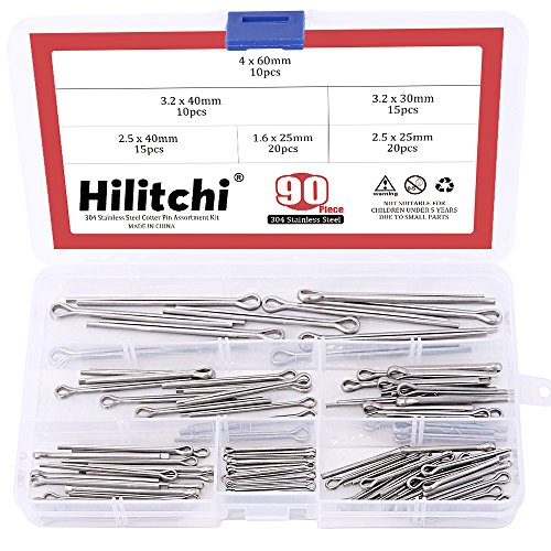 hilitchi 90-pcs Splint Sortiment Kit – 304 Edelstahl von Hilitchi