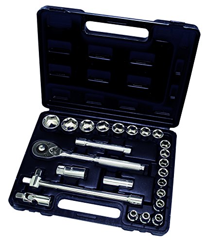 Hilka 01202502 1/2 Antrieb Socket Set Metrisches (25-teilig) von Hilka