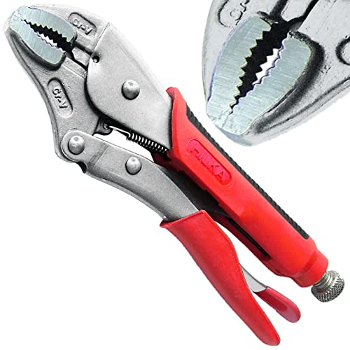 Hilka Pro Craft 19153510 Pro Craft Rohrzange, 250 mm, gebogene Backen 2-Komponenten-weichen Griffen, weich Sperren Schlüssel Hilka Pro Craft 19153510 Pro Craft Rohrzange, 250 mm, gebogene Backen 2-Komponenten-weichen Griffen, weich Sperren Schlüssel von Hilka