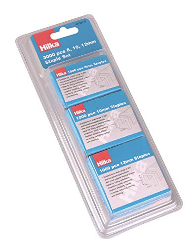 Hilka Tools 20138112 Heftklammern-Set, 3.000 Stück 8, 10, 12 mm Hilka Tools 20138112 Heftklammern-Set, 3.000 Stück 8, 10, 12 mm von Hilka