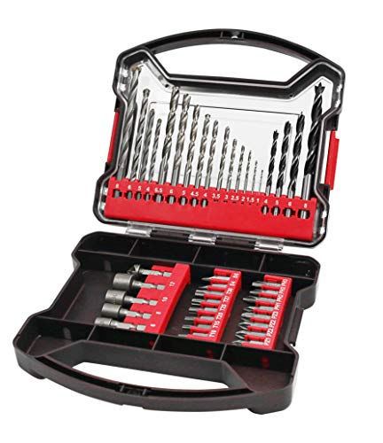 Hilka Tools 49707041 Bohrer- und Zubehörset, 41-teilig, Schwarz Hilka Tools 49707041 Bohrer- und Zubehörset, 41-teilig, Schwarz von Hilka