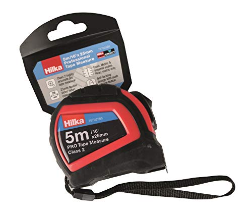Hilka Tools 75702505 Metermaß Rollmaßband, 5 m x 25 mm Hilka Tools 75702505 Metermaß Rollmaßband, 5 m x 25 mm von Hilka