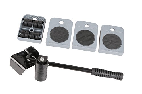 Hilka Tools 77255505 Gerätewalzen, Schwarz/Silber, Set mit 5 Stück von Hilka