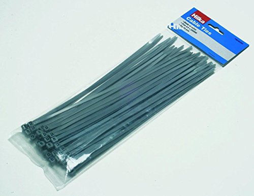 Kabelbinder 50pc 250 mmx4.8 mm (grau) von Hilka