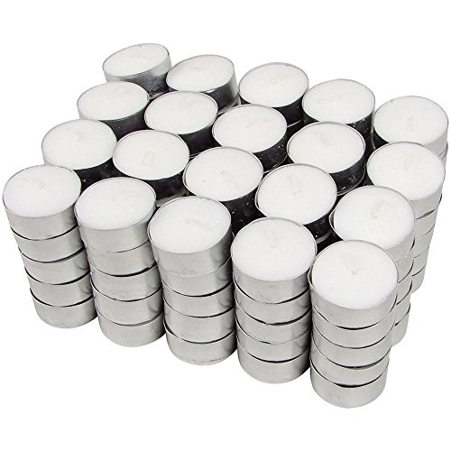 100 Teelichter im Flatpack oder Beutel (1 Set = 100 Stück) von Hillfield