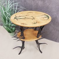 Coffeetable Tisch Epoxy Epoxidart + Lichtenberg Woodburning Nature Wood Coffeetable Tisch Epoxy Epoxidart + Lichtenberg Woodburning Nature Wood von HillisUpcycling