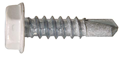 Die Hillman Gruppe 560391 25,4 cm x 3/4-Zoll Waschmaschine Kopf Selbst bohren Schraube mit bemalt Kopf, 100 Stück Die Hillman Gruppe 560391 25,4 cm x 3/4-Zoll Waschmaschine Kopf Selbst bohren Schraube mit bemalt Kopf, 100 Stück von Hillman