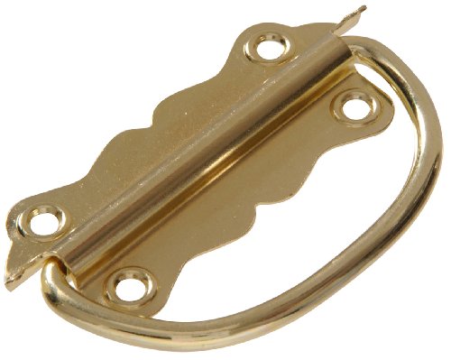 Die Hillman Gruppe 852409 3–1/5,1 cm Brust Griff – Messing Finish 2er Pack von Hardware Essentials