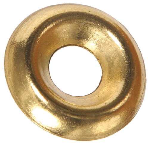 Die Hillman Gruppe die Hillman Gruppe 1254# 14 Messing vergoldet Senkkopf Finishing Waschmaschine 48-pack von Hillman