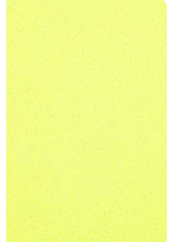 Glitter/Glitzer A4 Transferfolie/Textilfolie zum Aufbügeln auf Textilien - perfekt zum Plottern geeignet - einzelne Folien, Glitter 2:Neon Yellow von Hilltop