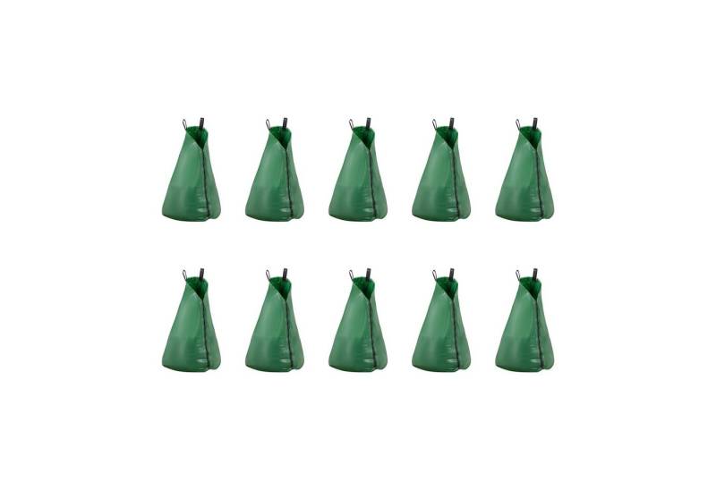Hillvert Bewässerungssystem Baumbewässerungssack 10 Stk. 75l PVC von Hillvert