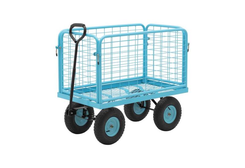 Hillvert Bollerwagen Transportwagen Gartenwagen Plattformwagen abnehmbare Seitengitter 400 von Hillvert