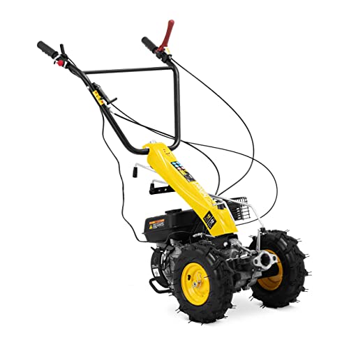 Hillvert Einachstraktor 196 cm³, Euro V 6,5 PS, Gelb, Gartenmaschine, Einachsschlepper, Stahl, Gummi, Gasbetrieben Hillvert Einachstraktor 196 cm³, Euro V 6,5 PS, Gelb, Gartenmaschine, Einachsschlepper, Stahl, Gummi, Gasbetrieben von Hillvert