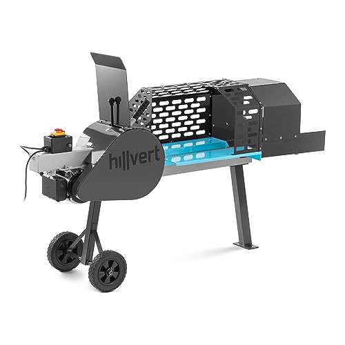 hillvert HI-LS-8000K Holzspalter mit Spaltleistung von 8 t 1050 W Ø 50-280 mm elektrisch liegend 2 Schwungräder von Hillvert