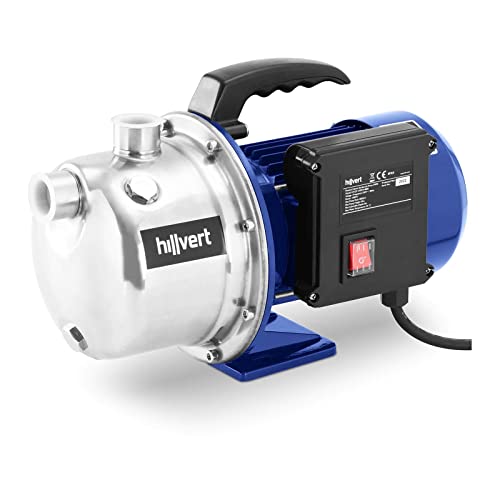 hillvert HT-GP-1300W-4800 Gartenpumpe 1300 W 5 m³/h Wasserpumpe Garten Garten-Wasserpumpe Gartenwasserpumpe Garten-Pumpe von Hillvert