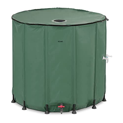 hillvert HT-WT-1000LN Faltbarer Regenwassertank 1000 l Regenwassertonne Wassertank Garten Regenwassertank oberirdisch von Hillvert