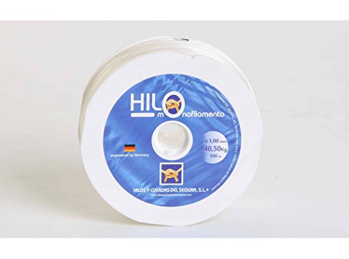 Fäden und Saiten des sicher 5600150100 Angelschnur monofil Nylon 1.5 mm 100 MTS weiß von Hilos Y Cuerdas Del Segura