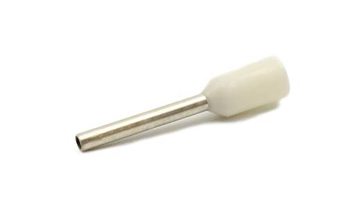 Aderendhülsen 0,5HL isoliert 0,5mm² x 10mm weiß 100Stück von Hilpress