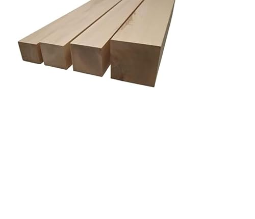 Hilwood Balken Vierkantholz Buchenbalken Kantholz Buche 7 x 7 cm, 9 x 9, 10x10 cm (7 x 7 cm breit, 60 cm lang) von Hilwood