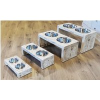 Ruhti - Futterbar Hundenapf Napf, Verschiedene Größen, Echtholz, Futterstation von HilwoodShop