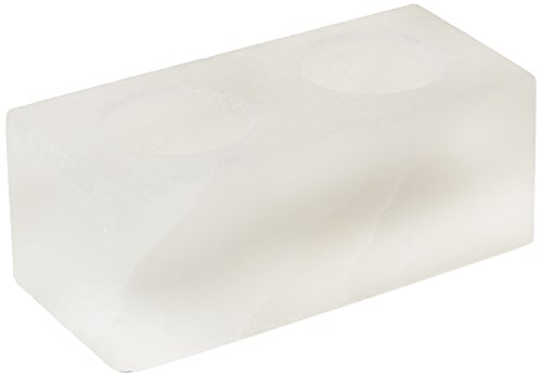 HIMALAYA SALT DREAMS Teelichthalter Twin Cube, White Line, Kristallsalz aus Punjab/Pakistan, Weiß, ca. 15 x 6 x 5,5 cm HIMALAYA SALT DREAMS Teelichthalter Twin Cube, White Line, Kristallsalz aus Punjab/Pakistan, Weiß, ca. 15 x 6 x 5,5 cm von Himalaya Salt Dreams