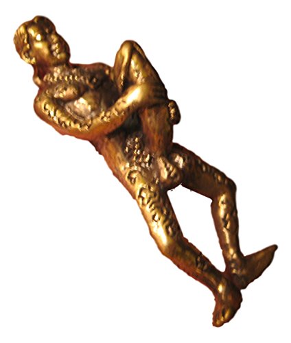 Nackt Nude Man Standing Phallic Gemeine Messing Amulett Glücksbringer Thailand paladkik von WitnyStore