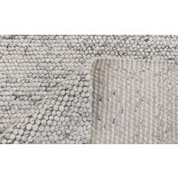 Dicker Gefilzter Teppich Weicher Wolle Wollteppich Beige Grau Anthrazit Hochwertige Handgewebte Flachgewebe Teppich, Anpassen in Jeder Größe-Tn-73 von HimalayanRugsCo