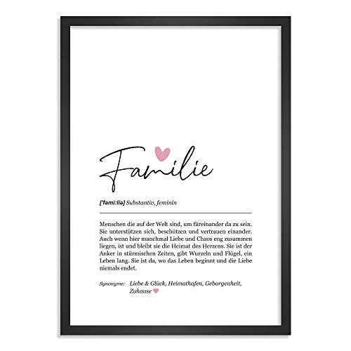 Himmelsflüsterer - Definition Poster & Kunstdrucke | Familie Geschenk | Wandbilder Wohnzimmer | Geschenke für Familie Geburtstag | Wanddeko Deko Wohnzimmer | DINA A4 ohne Rahmen von Himmelsflüsterer