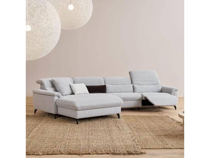 Himolla 1352 Spektra Ecksofa links mit manueller Kopfteilteilverstellung und Relaxfunktion in grau aus der Stoffgruppe 20 auf Metallfüßen anthrazit Himolla 1352 Spektra Ecksofa links mit manueller Kopfteilteilverstellung und Relaxfunktion in grau aus der Stoffgruppe 20 auf Metallfüßen anthrazit von Himolla