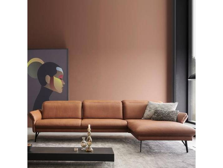 Himolla 1385 Promotion Ecksofa mit manueller Armteil- Kopfteil und Sitztiefenverstellung in braun aus der Ledergruppe 24 auf Metallfüßen anthrazit Himolla 1385 Promotion Ecksofa mit manueller Armteil- Kopfteil und Sitztiefenverstellung in braun aus der Ledergruppe 24 auf Metallfüßen anthrazit von Himolla